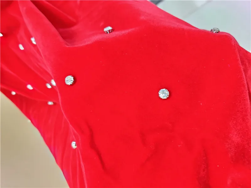 Женское платье с цветочным принтом Vinatge Vestido модное осеннее и стразами в