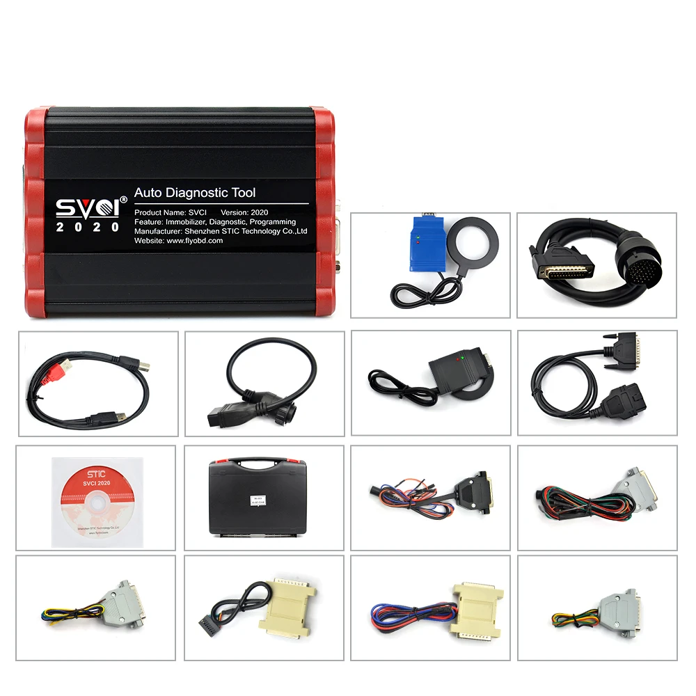 Лучший SVCI- FVDI OBD2 ключевой программист все функции VVDI2 V2015 V2014 FVDI J2534 без ограничений Fvdi abrites commander - Цвет: SVCI-2020