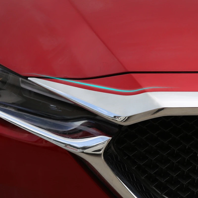 Наклейка на переднюю крышку двигателя для Mazda CX-5 CX5 2017-2020 ABS 1 шт. - купить по