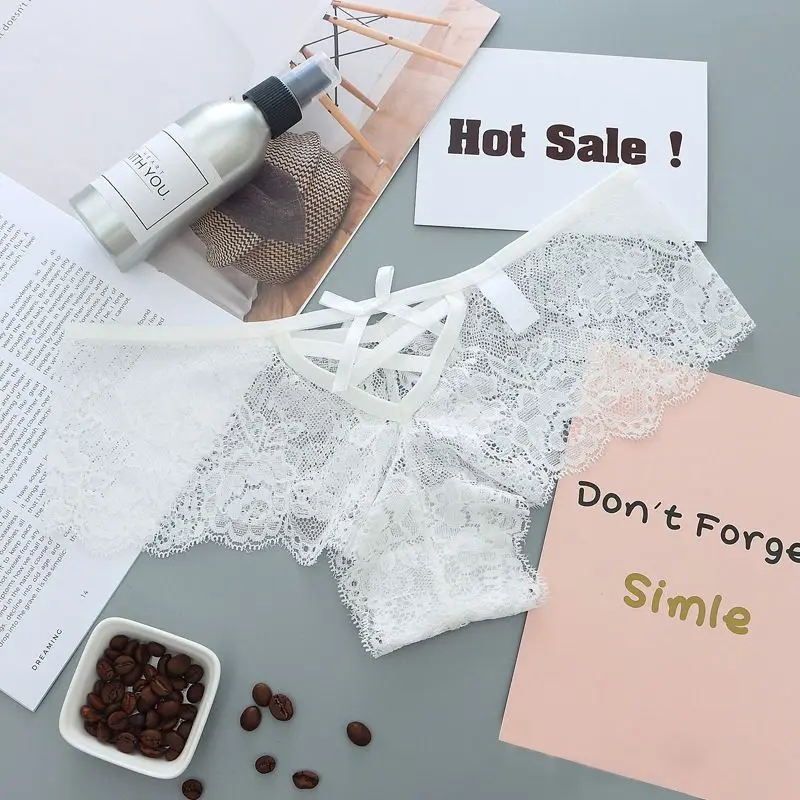 Жаккард кружева сексуальный прозрачный крест низкая талия Бесшовные женские