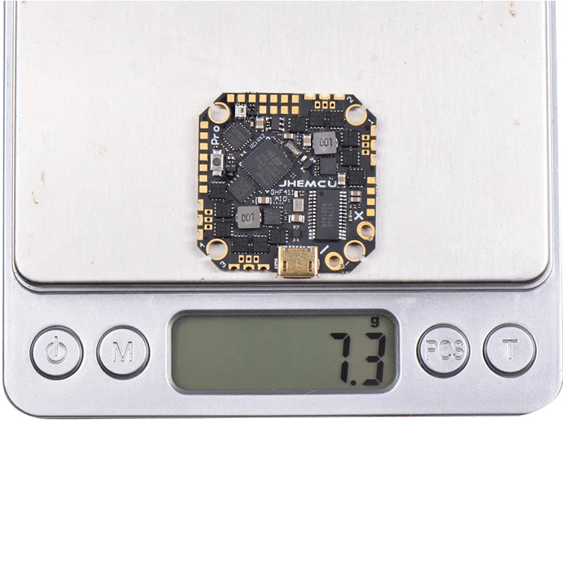 Контроллер полета JHEMCU GHF411AIO Pro F4 OSD встроенный 25A/35A BLheli_S 2 6S 4 в 1 бесщеточный ESC для