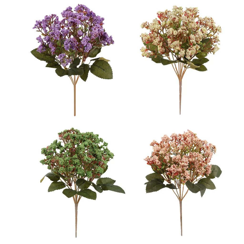 Искусственная Хризантема букет шелковые цветы украшения для дома свадьбы