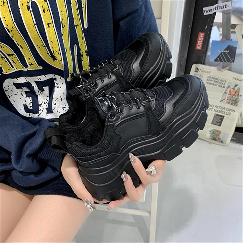 

Women Shoes Casual Fashion Wedges Platform Chunky High Heels Sneakers Brand Ladies Female Luxury Sneakers Women Designers Shoes