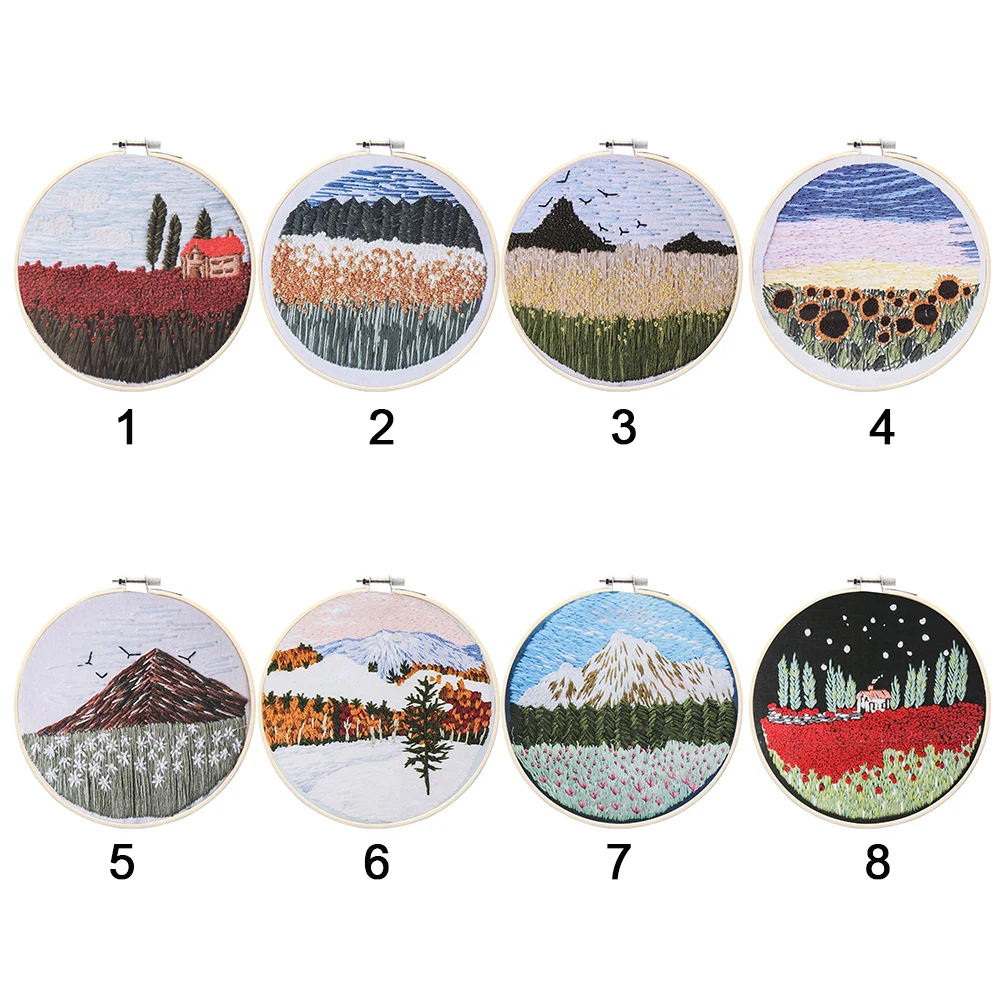 Набор для рукоделия Вышитый цветочный узор рукоделие начинающих вышивки