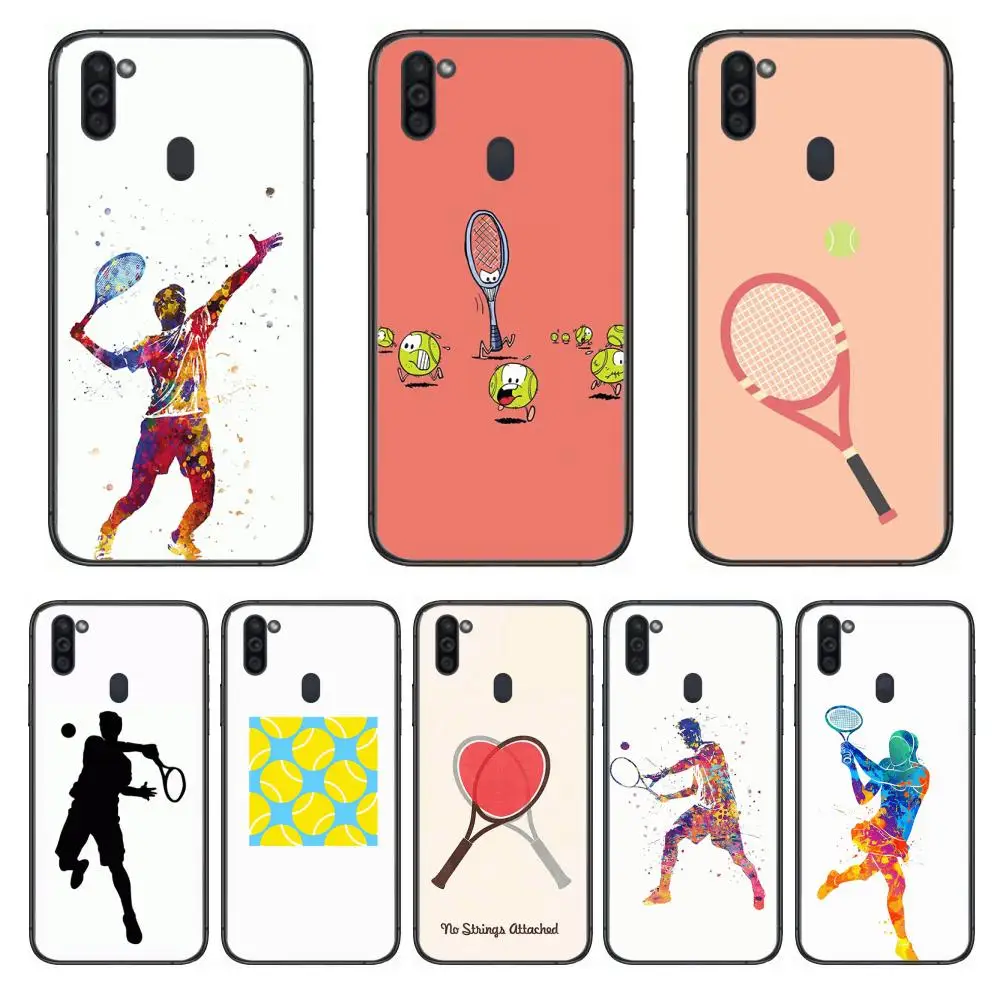 

Tennis lovers tennis Prince Mobile Phone Case Hull For Samsung Galaxy M 10 20 21 31 30 60S 31S Black Shell Art Cell Cover TPU