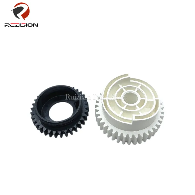 Установка термозакрепляющего устройства шестеренка-из + верхний ролик фьюзера