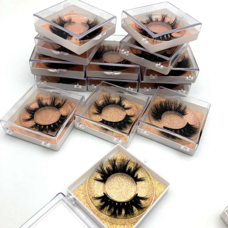 

Mikiwi Wholesale 30 pairs F5D Mink Lashes Dramatic Lashes 35 styles custom logo Private label Square box lashes