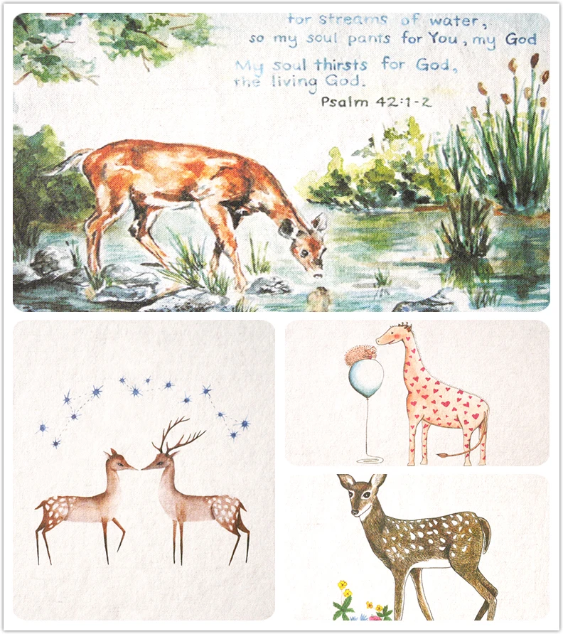 Новое рождественское одеяло для девочек 20 см x 4 шт. разнообразное хлопковое