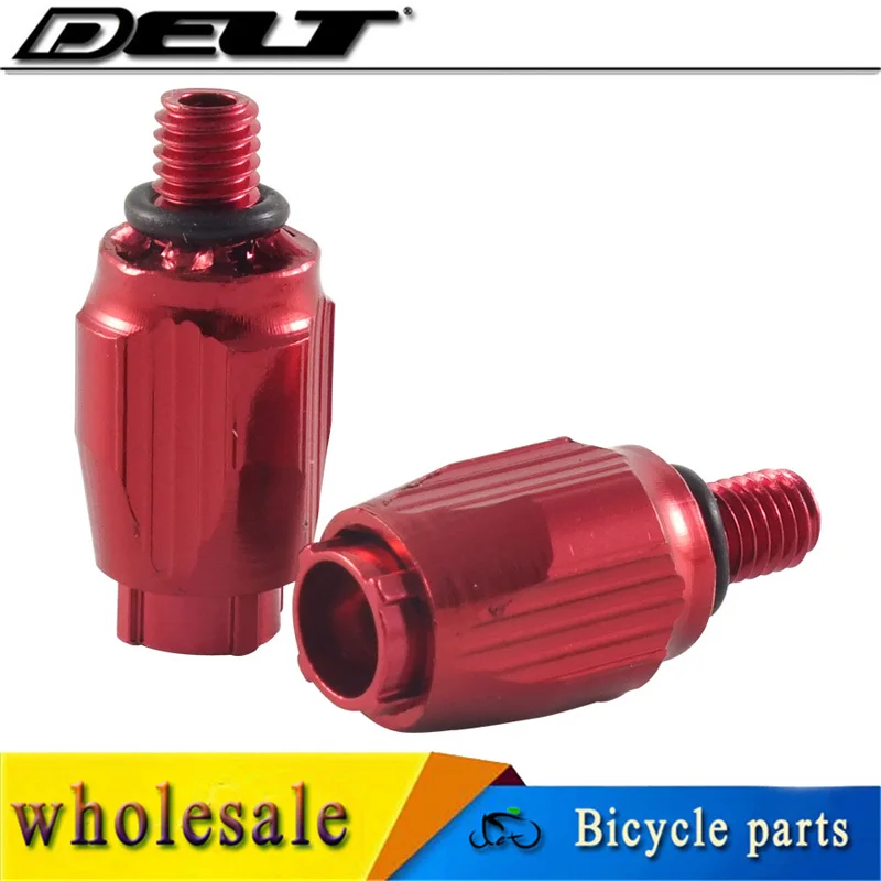 CNC 2pcs M5 Винты MTB Горный складной городской дорожный велосипед велосипедный переключатель рычаг переключения ручного тормоза регулировочный винт Накладка для болта колпачки красный