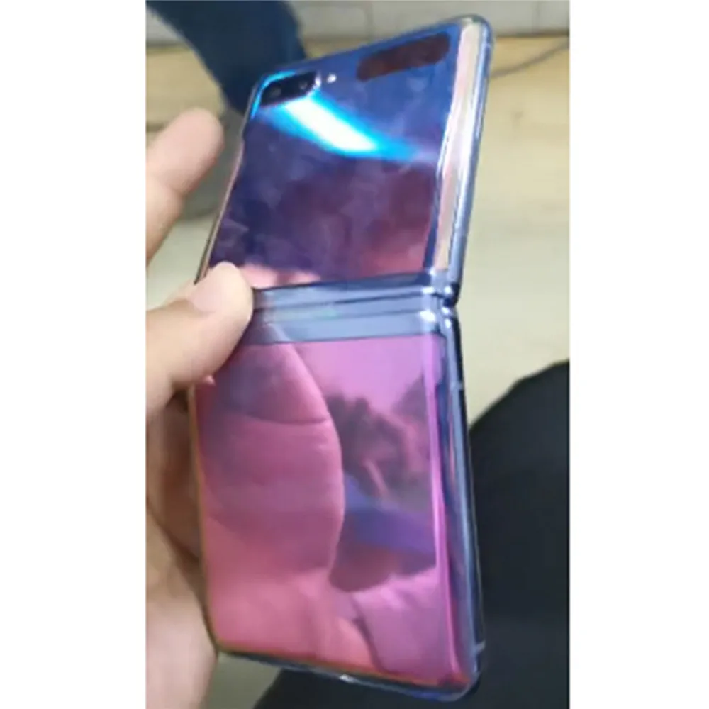 Прозрачный флип чехол тонкий защитный ударопрочный жесткий для Samsung Galaxy Z Флип