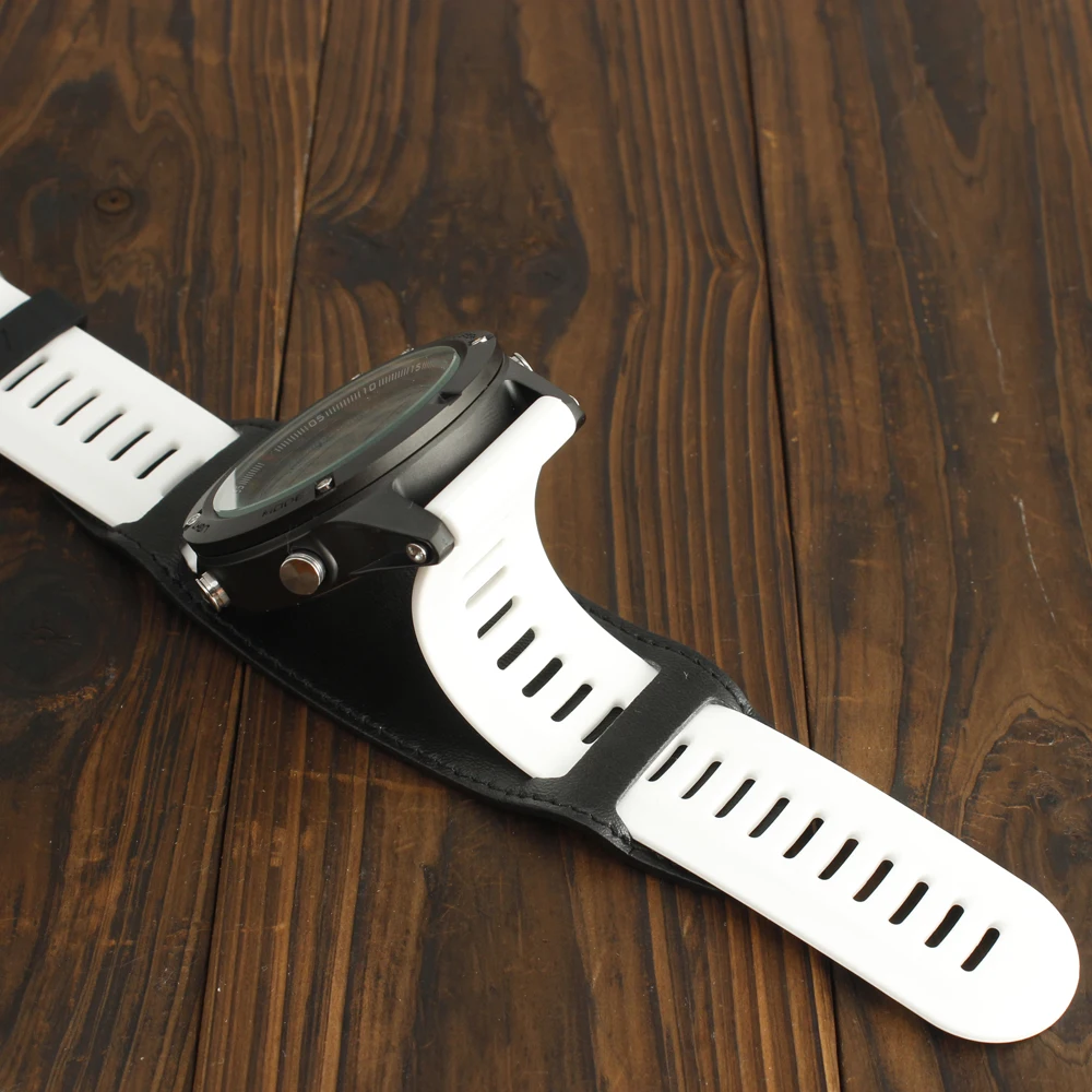 

EPOZZ Up to 25cm / 9.8 inches Step count watch Men Sport Digital Wristwatch Prevent metal allergy Relogio Masculino E1808 white