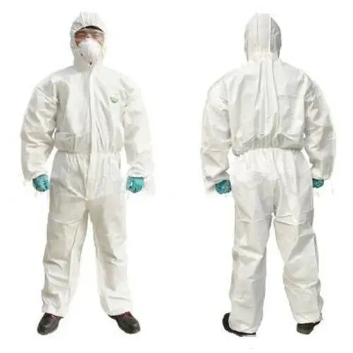 Hiriginr Одноразовый комбинезон Hazmat костюм Защитная Антивирусная одежда