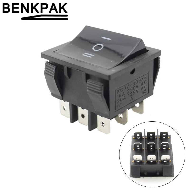 9 контакты кулисный переключатель вкл выкл вкл/выкл|on-off-on switch|on-off rocker switchon-off switch |