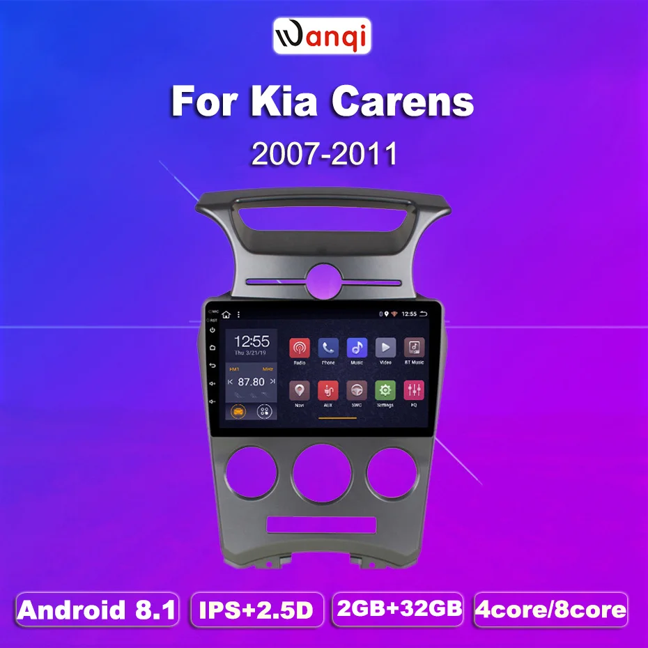 2G ram 32G rom 9 дюймов android 8 1 автомобильный dvd плеер для kia Carens 2007 2011 аудио радио gps
