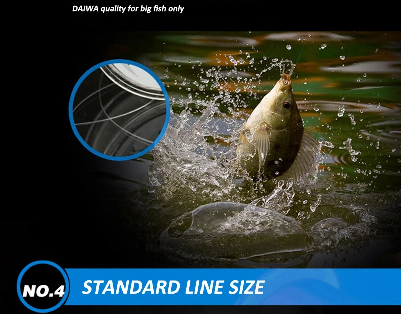 Высококачественная нейлоновая леска Daiwa 500 м Justron, суперпрочная леска 2LB-40LB, 7 цветов, японская Моноволокно, основная леска