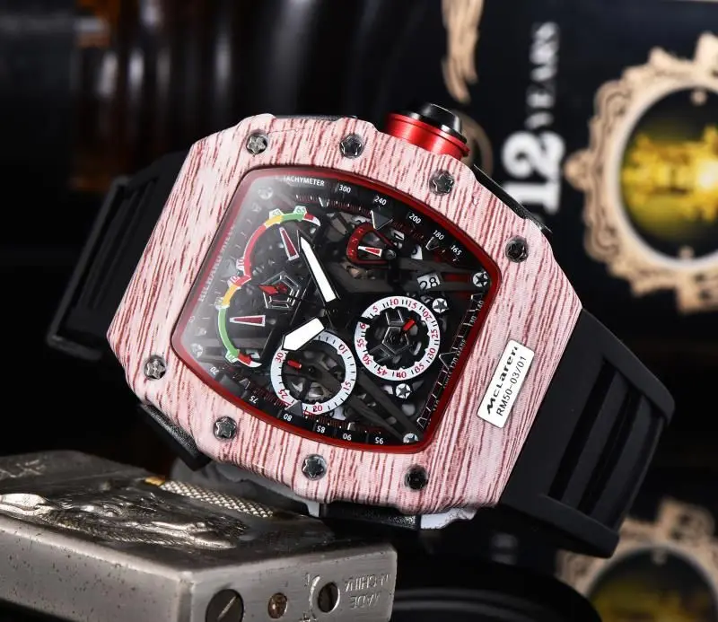 

2021 NEW High Quality Mens Luxury Watch Silicone Ghost Head Skeleton Famous Brand Watches Skull Sport Quartz Hollow Wristwatches