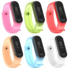 Сменный силиконовый ремешок для Miband 5, Miband 6, браслет для Mi Band 5, Mi Band 6, спортивный ремешок на запястье для умных часов Xiaomi M5, M6