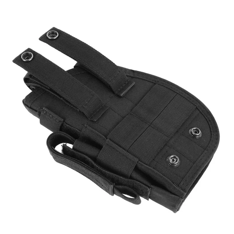 Black Нейлоновая тактическая кобура для оружия, военная MOLLE кобура, чехол для магазина Glock 17 19 Beretta M9, аксессуары для охоты на открытом воздухе - Цвет: Black