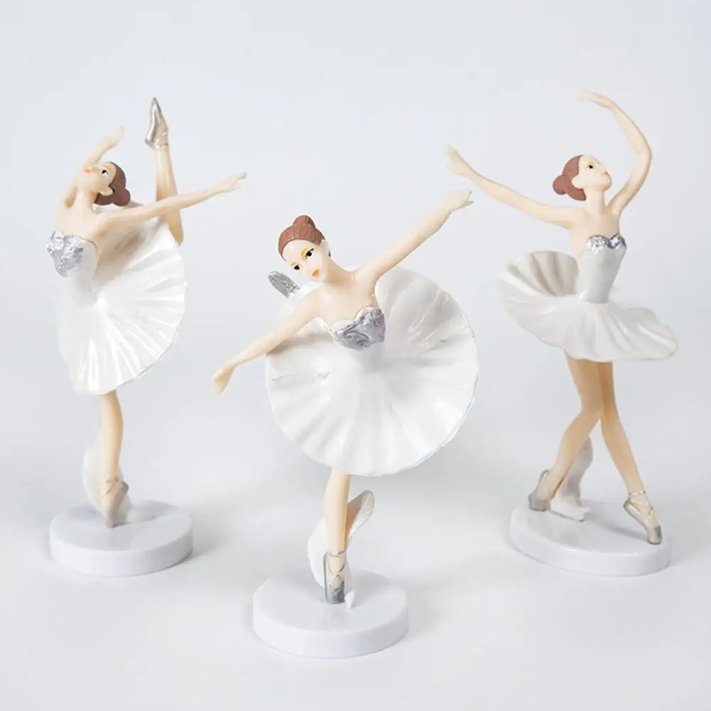 3 шт./компл. балетные танцевальные Девушки Торт украшения Топпер день рождения