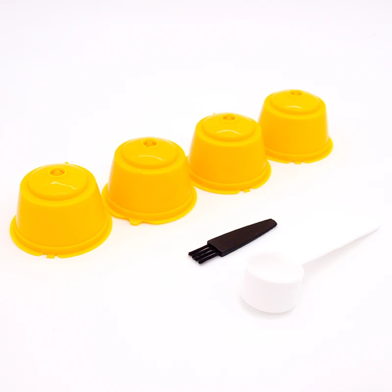 4 шт. подходит для combinacapsule Кофе чашка фильтра многоразовые капсулы с фильтром