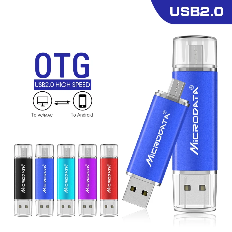 

metal OTG pen drive 64GB flash usb memory 8GB pendrive 16GB 32GB usb flash drive 128GB OTG cle usb stick pen gift