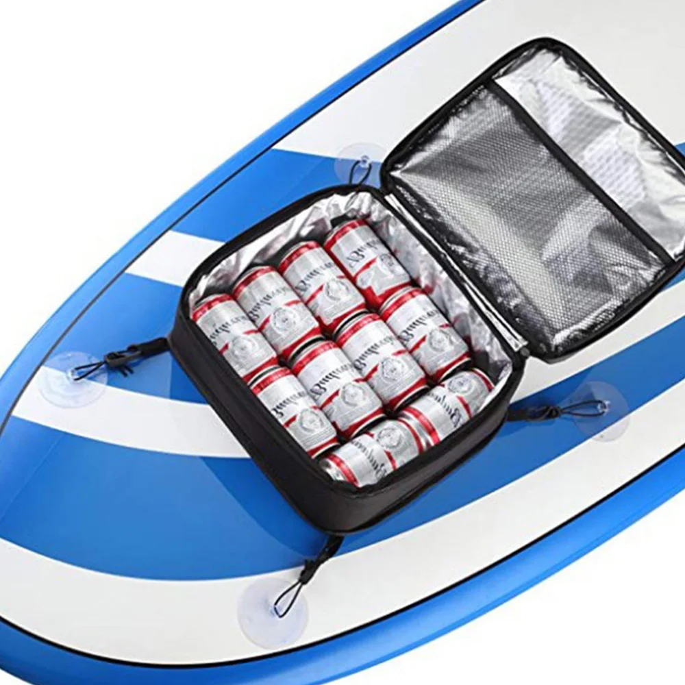 Paddleboard Mesh Bag Kayak Swimming Surfing Black Oxford Storage Bag Stand Up Paddle Board Deck Pocket Outdoor Accessories