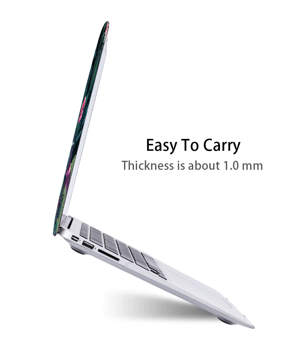 MTT чехол для ноутбука Macbook Pro retina 13 15 с сенсорной панелью тропические растения чехол для macbook Air 11 13 12 дюймов Funda