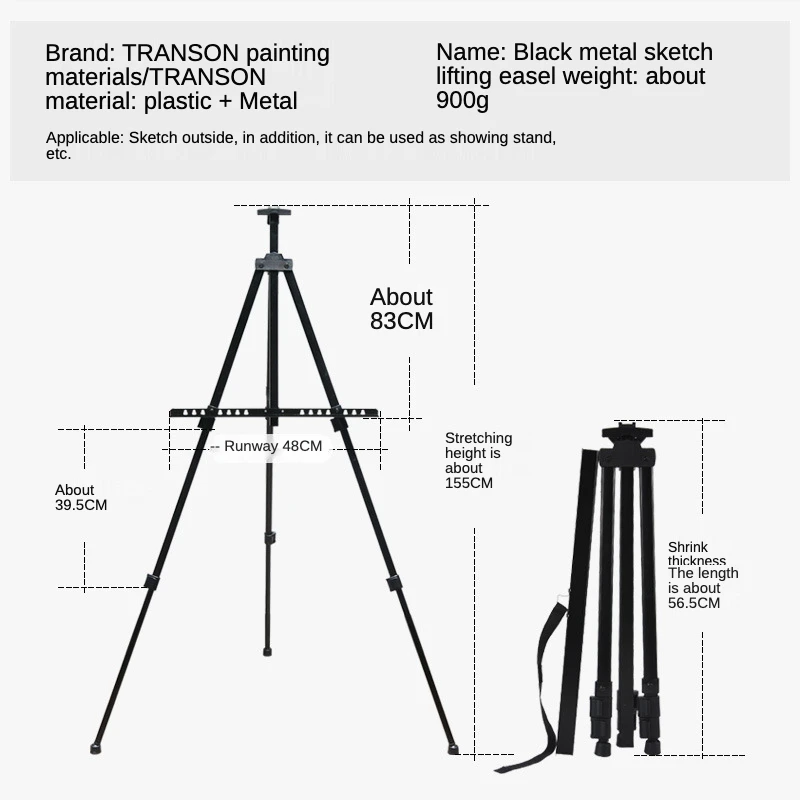 Kup Zagęszczony Metalowy Sztalugi żelazny Składany Szkicowanie Statyw Stoisko Wystawowe Dla Dzieci Studenci Sztuki Początkujący Materiały Malarskie