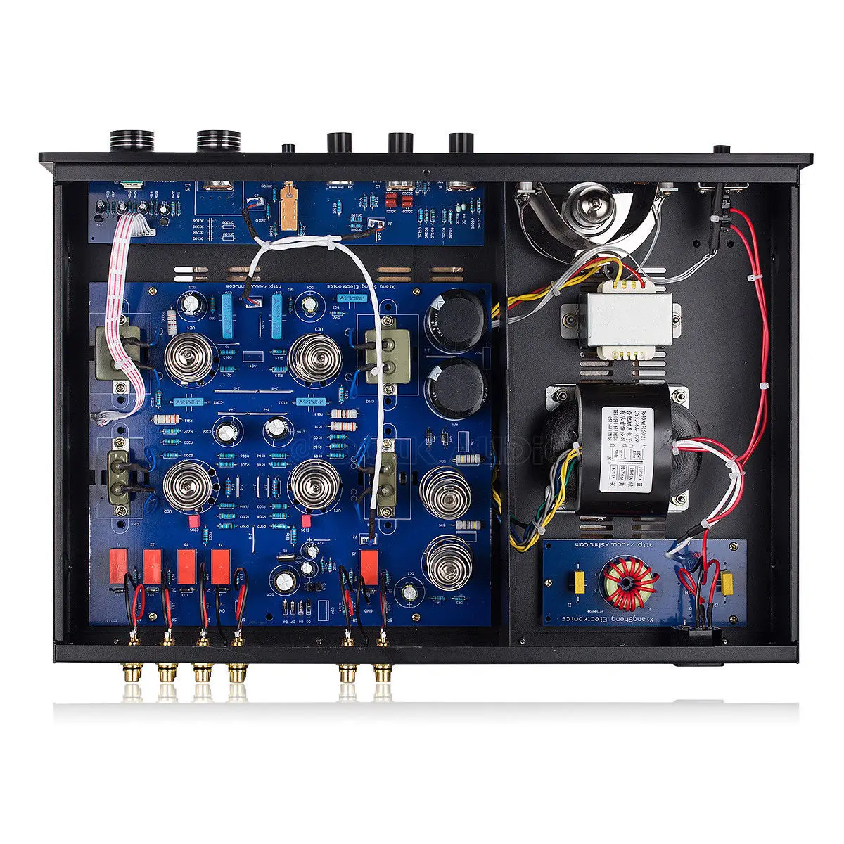 XiangSheng 728A HiFi 12AT7 & 12AU7 вакуумный трубчатый Предварительный усилитель стерео