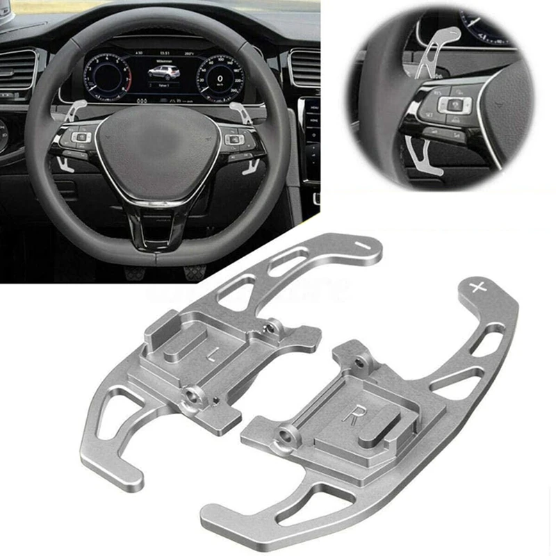 2 шт. автомобильный рычаг переключения передач на руль для GOLF R GTD GTE MK7 7 POLO Scirocco 2013