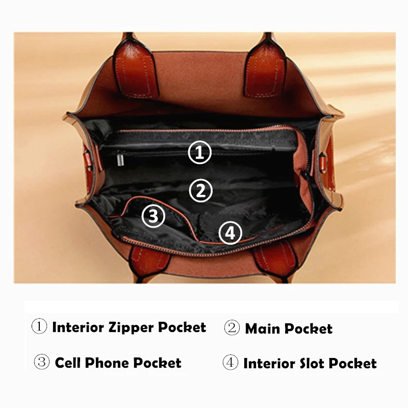 Винтажные большие дамские сумочки из натуральной кожи вместительные рабочие