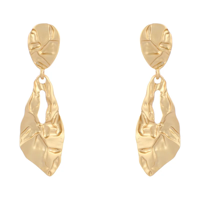 

ELEGANCE11 Trendy Gold Earrings Minimalist Alloy Geometric Dangle Earings Gothic Jewelry Earrings for Christmas Gift