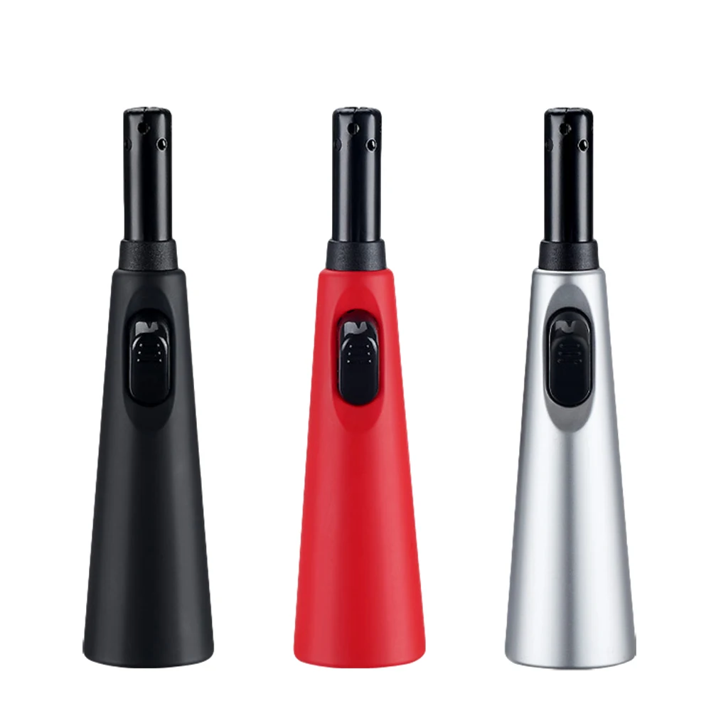 

Зажигалка свечей Бутановая многоразовая газовая зажигалка для курения, кухни, плиты, барбекю на открытом воздухе