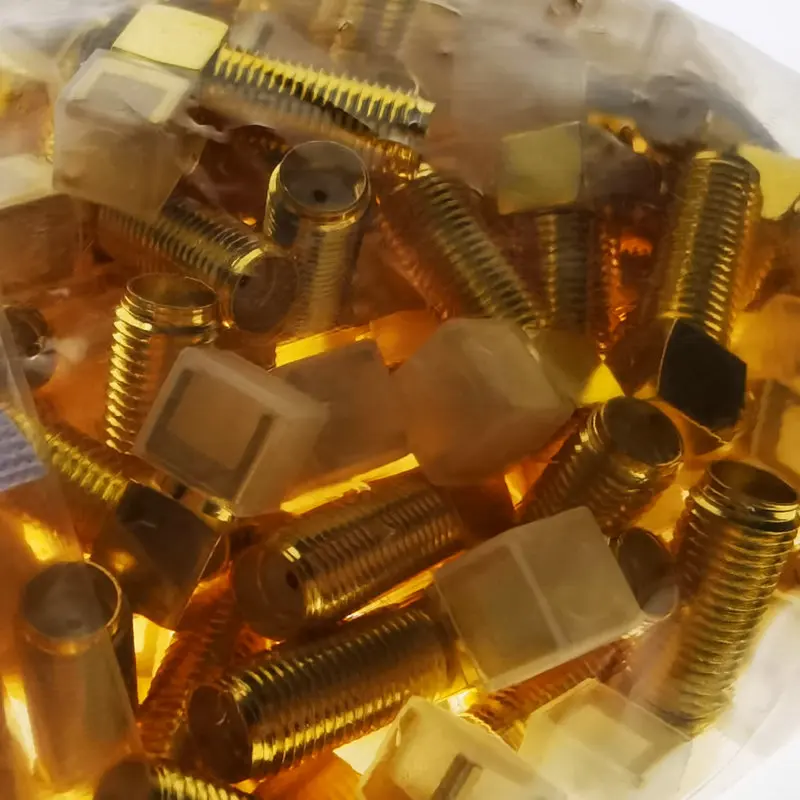 100 шт. Горячее предложение SMA типа мама сквозное отверстие разъем под прямым углом