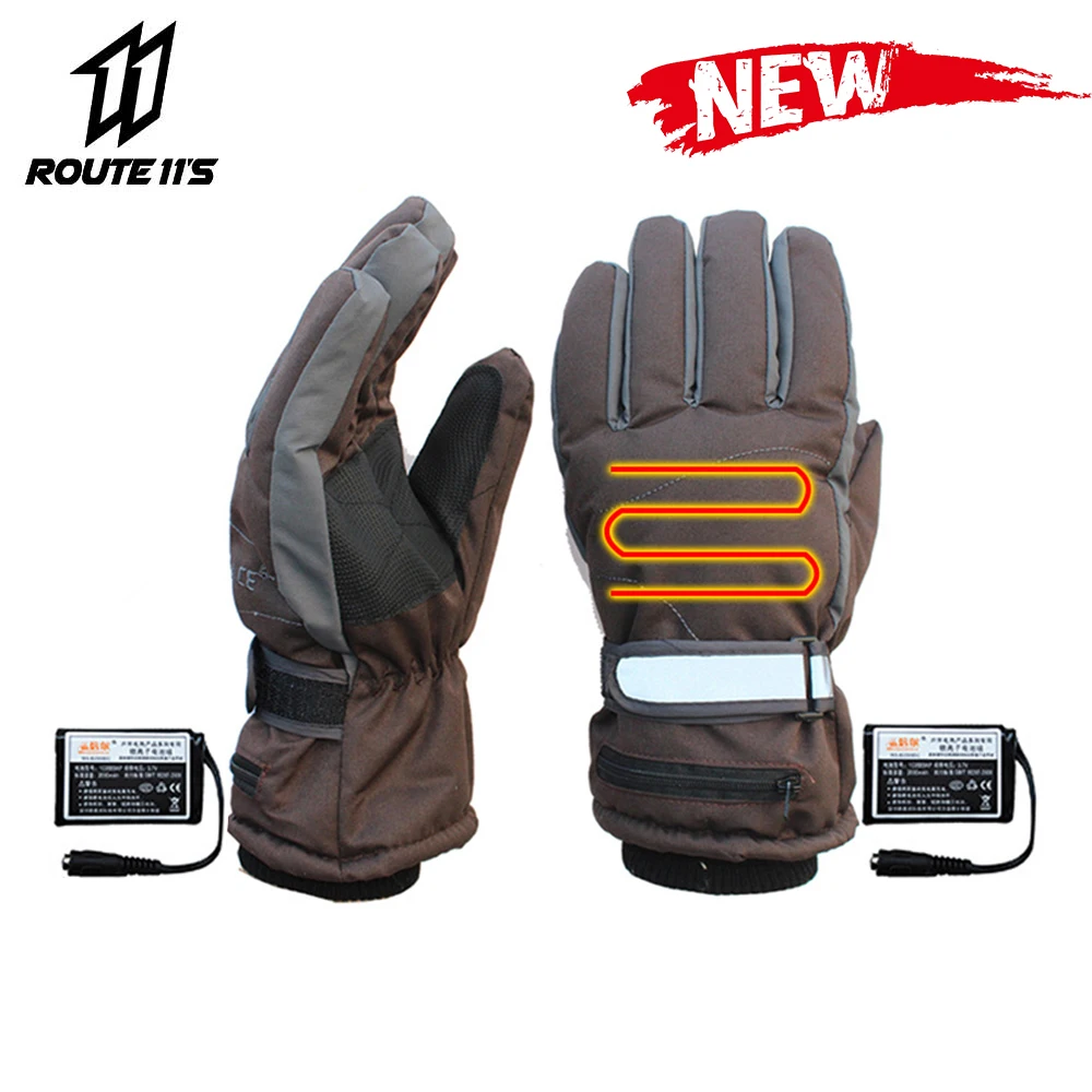 Мотоциклетные Перчатки для Водонепроницаемый Moto USB грелка рук с электрическим