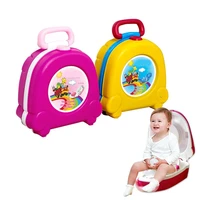 portable travel seat potty urinal seat toilet trainer potty for boys girls camping car travel tools