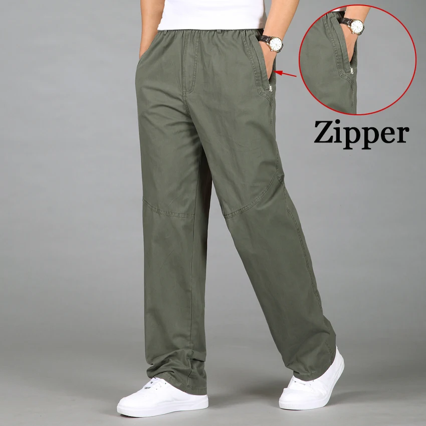 _ 5XL 2021 модные мужские брюки, повседневные хлопковые длинные брюки, прямые джоггеры, мужские брюки большого размера 5XL 6XL, летние брюки