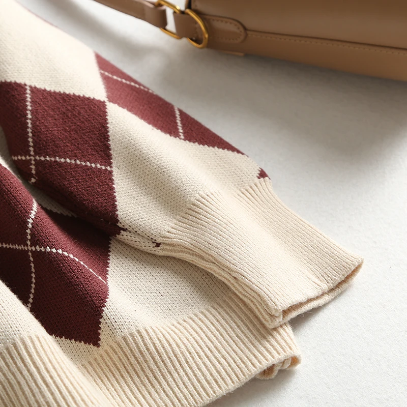 Женский свитер 2019 новый осенний вязаный женский пуловер с v-образным вырезом и