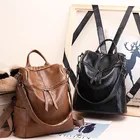 Летние модные женские рюкзаки, светильник, большие вместительные школьные сумки из мягкой искусственной кожи, многофункциональные женские рюкзаки, сумки на плечо