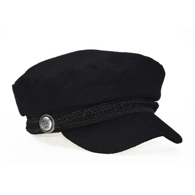 

Fashion Winter Hats For Women French Style Wool Baker Boy Hat New Cool Women Baseball Cap Black High Quality Visor Hat 2020