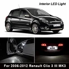 8 шт. x без ошибок для 2013-2017 Renault Clio 4 IV MK4 хэтчбек Grandtour Estate светодиодный светильник для чтения интерьера