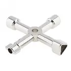 Многофункциональный 45 # стальной перекрестный ключ, треугольный гаечный ключ, водопроводный гаечный ключ, инструмент для электрического управления, кабинета, поезда, лифта