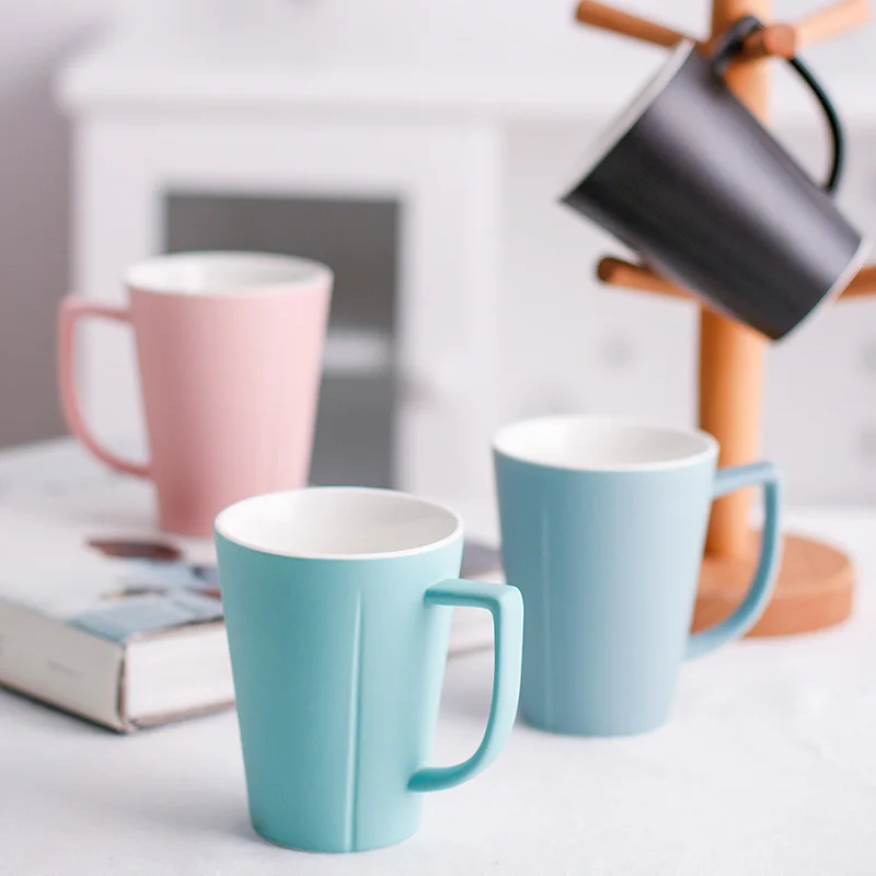 Матовая глазурованная керамическая кружка 5 цветов кофейная чашка для молока