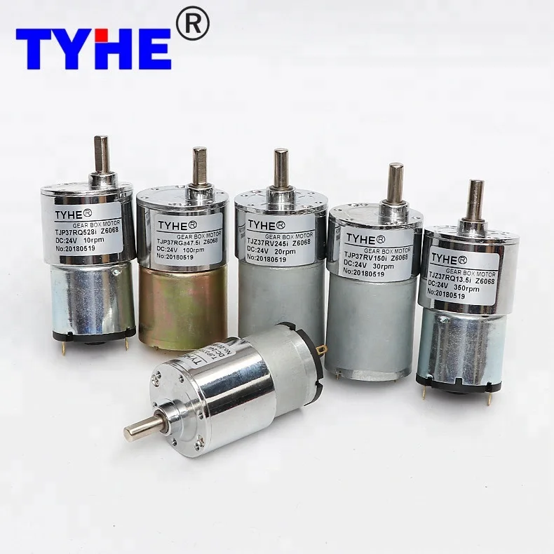 

Customizable Diameter 37mm 12v 3500rpm high rpm low torque high torque brush dc electric spur gear motor for agent