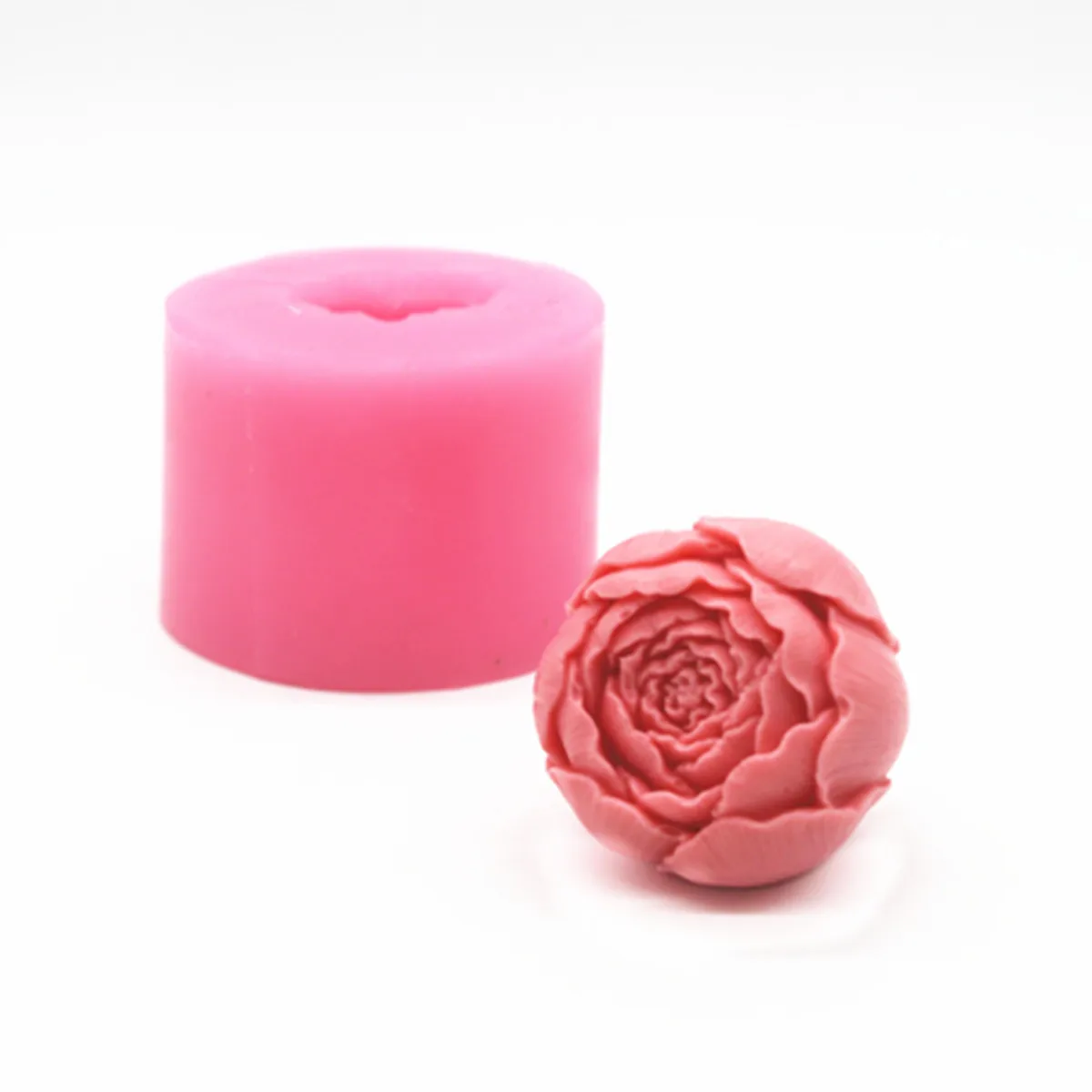 

DIY 3D Flower Soap Candle Mold Bloom Rose Flower Shape Silicone Fondant Cake Mold Jelly Candy Chocolate Decoration Baking Tool