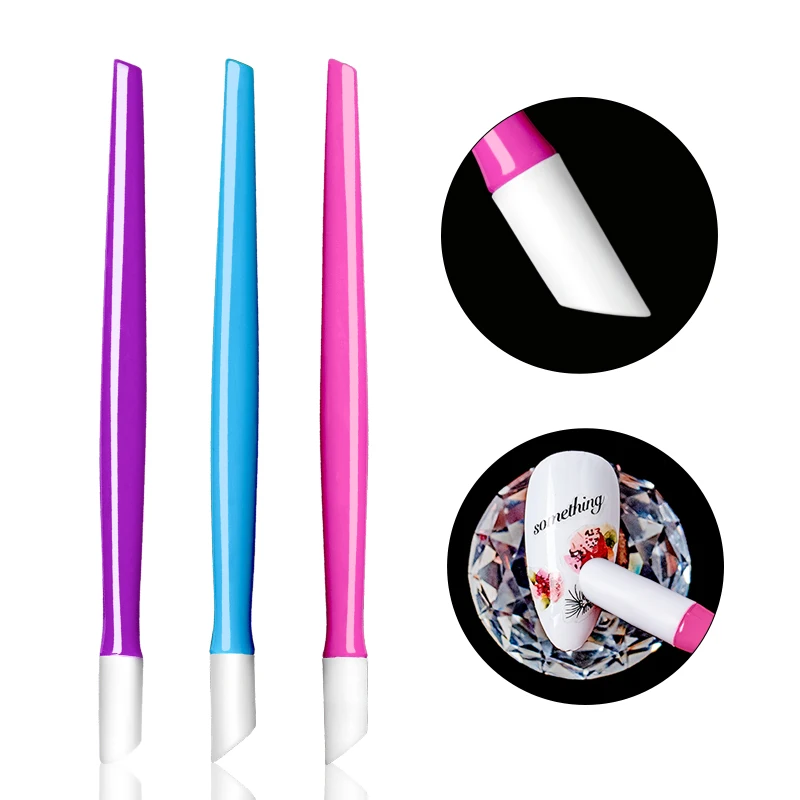 Пресс наклейка для фототерапии ногтей с четырьмя лилиями рельефная палочка