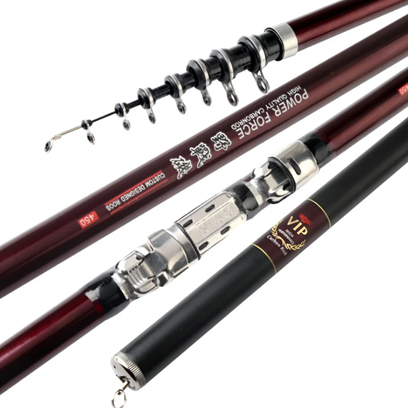 

Telescopic fishing rod rotating flying carp feeder carbon fiber long-range fishing rod 2.7M3.6M4.5M5.4M6.3M travel fishing rod