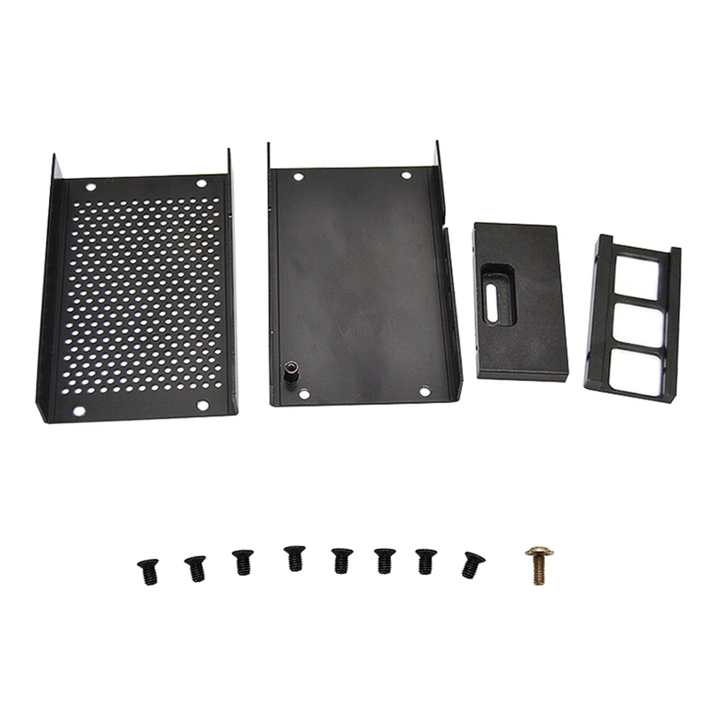 Чехол для Raspberry pi 4B алюминиевый сплав металл с 3 шт. радиатор охлаждающий комплект