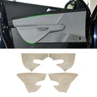 Для VW Passat B6 2006 2007 2008 2009 2010 Автомобильный интерьер из микрофибры кожаная дверная ручка панель подлокотник Крышка отделка