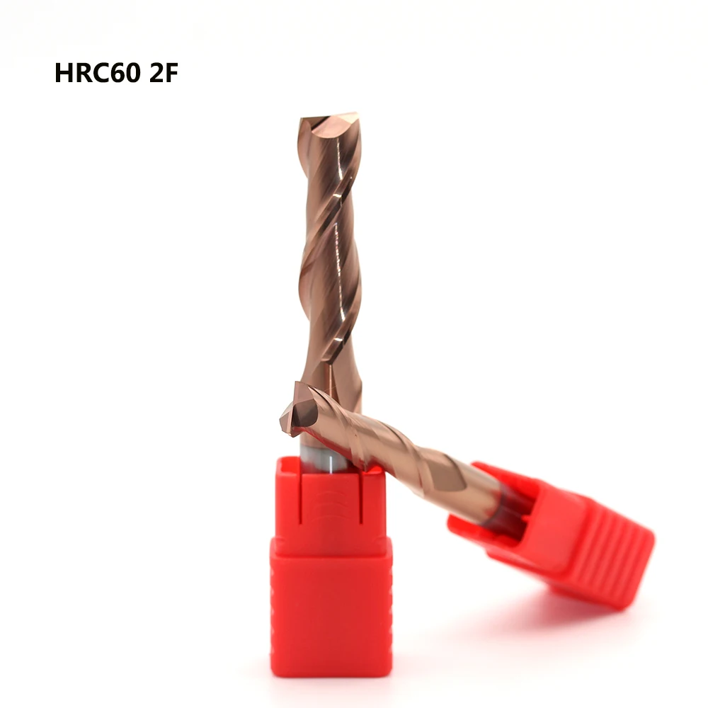 Концевая фреза HRC60 твердосплавная спиральная стандартная длинная с 4 канавками 1